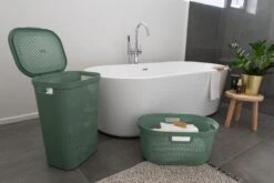 Curver Infinity Recycled Wasmand Met Deksel - 60L - 2 Stuks - Groen -Huishoudelijke Schoonmaak 1200x800 30