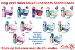 Unicorn Broodtrommel + PET Drinkfles Lichtblauw | Eenhoorn Lunchbox Set Voor Meisjes LS22 -Huishoudelijke Schoonmaak 1200x800 85