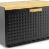 Luxe Broodtrommel Zwart Met Bamboe - Brood Bewaardoos - 36x21x21CM - Rechthoekig -Huishoudelijke Schoonmaak 1200x811 7