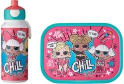Mepal – Lunchset Campus (pu + Lb) – Pop-up Drinkfles En Broodtrommel Voor Kinderen – LOL Suprise – Bento Box – Lekvrij -Huishoudelijke Schoonmaak 1200x812 3