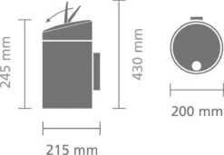 Brabantia Slide Bin Prullenbak - 5 L - Matt Black 12 Brabantia Slide Bin Prullenbak - 5 L - Matt Black -Huishoudelijke Schoonmaak 1200x829 4