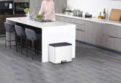 EKO Essential Recycling Prullenbak - 20 + 9 Liter - Wit -Huishoudelijke Schoonmaak 1200x833 5