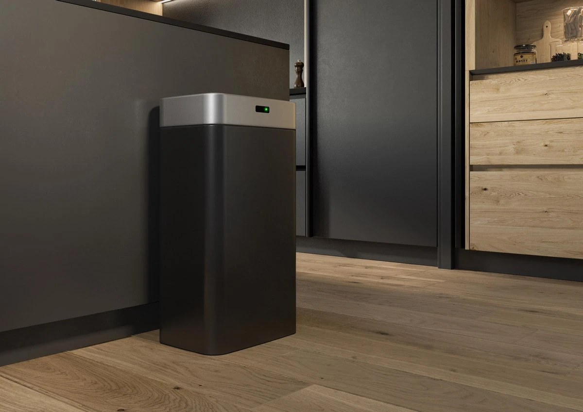 Stangvollby Gimo Sensor Prullenbak - 45 Liter - RVS - Zwart - Automatische Soft Close Deksel - Zwarte Keuken Afvalemmer - Kantoor Vuilbak - Scandinavisch Design - Infrarood Bewegingssensor - 50 Liter Afvalbak - Vingerafdrukvrij - Hygiënisch 4 Stangvollby Gimo Sensor Prullenbak - 45 Liter - RVS - Zwart - Automatische Soft Close Deksel - Zwarte Keuken Afvalemmer - Kantoor Vuilbak - Scandinavisch Design - Infrarood Bewegingssensor - 50 Liter Afvalbak - Vingerafdrukvrij - Hygiënisch - Afbeelding 2