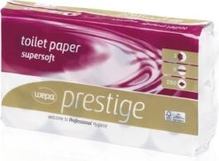 WEPA PRESTIGE 64rollen - Supersoft 3-laags Toiletpapier 250vel -Huishoudelijke Schoonmaak 1200x885