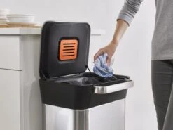 Joseph Joseph Intelligent Waste Prullenbak Titan Slim - RVS - 30 L - Zilver 34 Joseph Joseph Intelligent Waste Prullenbak Titan Slim - RVS - 30 L - Zilver -Huishoudelijke Schoonmaak 1200x900 120