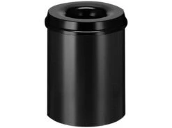 V-part Vlamdovende Prullenbak/papierbak - 15L - Zwart -Huishoudelijke Schoonmaak 1200x900 157