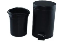 Merkloos Pedaalemmer Zwart - 3 Liter - Metaal 6 Merkloos Pedaalemmer Zwart - 3 Liter - Metaal -Huishoudelijke Schoonmaak 1200x905 12