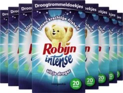 Robijn Intense Morgenfris Droogtrommeldoekjes - 9 X 20 Stuks - Voordeelverpakking -Huishoudelijke Schoonmaak 1200x914