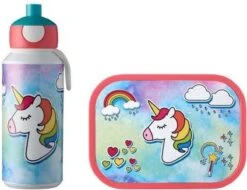 Mepal – Lunchset Campus (pu + Lb) – Pop-up Drinkfles En Broodtrommel Voor Kinderen – Unicorn – Bento Box – Lekvrij -Huishoudelijke Schoonmaak 1200x923 7