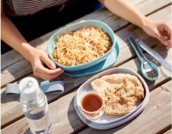 Mepal – Lunchbox Ellipse Duo – Lunchbox Voor Volwassenen En Saladebox To Go– Strawberry Vibe – Magnetronbestendig - Limited Edition -Huishoudelijke Schoonmaak 1200x931 5