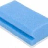 Merkloos Schuursponzen Met Greep 10stuks 140x70x42mm Blauw / Wit HACCP (105025)