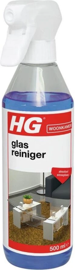 HG Glasreiniger - 500ml - 100% Streeploze Glans - Snel Droog -Huishoudelijke Schoonmaak 334x1200 5