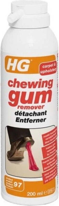 HG Chewing Gum Remover (HG Product 97) - 200ml - Bevriest Kauwgom 15 HG Chewing Gum Remover (HG Product 97) - 200ml - Bevriest Kauwgom -Huishoudelijke Schoonmaak 348x1200