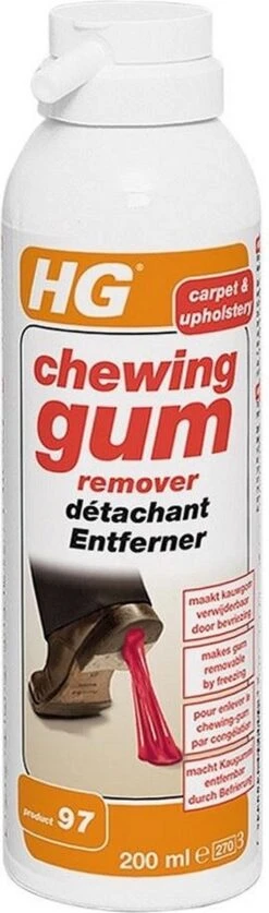 HG Chewing Gum Remover (HG Product 97) - 200ml - Bevriest Kauwgom 13 HG Chewing Gum Remover (HG Product 97) - 200ml - Bevriest Kauwgom -Huishoudelijke Schoonmaak 354x1200