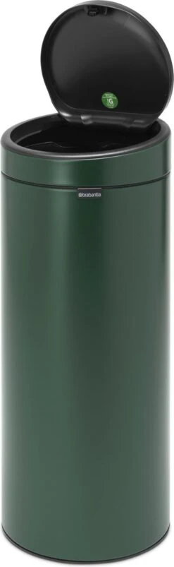Brabantia Touch Bin Prullenbak - 30 L - Pine Green -Huishoudelijke Schoonmaak 369x1200 3