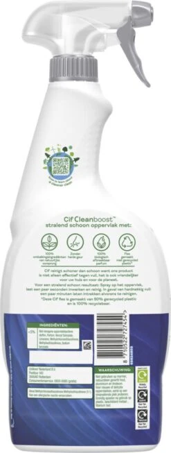 Cif CleanBoost Power & Shine Badkamer Spray - 6 X 750 Ml - Voordeelverpakking 21 Cif CleanBoost Power & Shine Badkamer Spray - 6 X 750 Ml - Voordeelverpakking -Huishoudelijke Schoonmaak 454x1200 3
