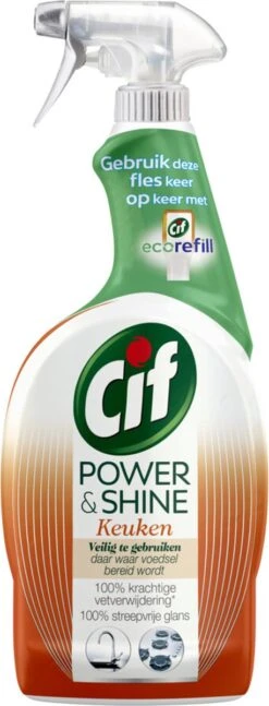 Cif CleanBoost Power & Shine Keuken Spray - 6 X 750 Ml - Voordeelverpakking -Huishoudelijke Schoonmaak 458x1200 2