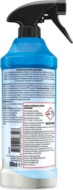 Glorix Hygiënische Badkamer Foamspray - 6 X 500 Ml - Voordeelverpakking -Huishoudelijke Schoonmaak 463x1200 1