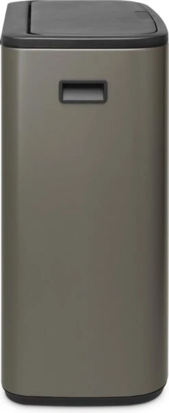 Brabantia Bo Touch Bin Prullenbak - 2 X 30 L - Platinum -Huishoudelijke Schoonmaak 492x1200 4