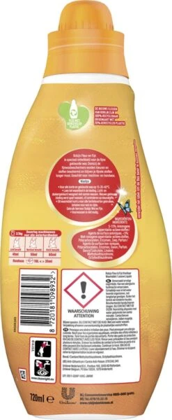 Robijn Specials Fleur & Fijn Vloeibaar Wasmiddel - 6 X 18 Wasbeurten - Voordeelverpakking -Huishoudelijke Schoonmaak 494x1200