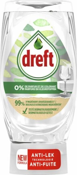 Dreft Afwasmiddel Pure & Clean - 8 X 370 Ml - Voordeelverpakking -Huishoudelijke Schoonmaak 527x1200 3