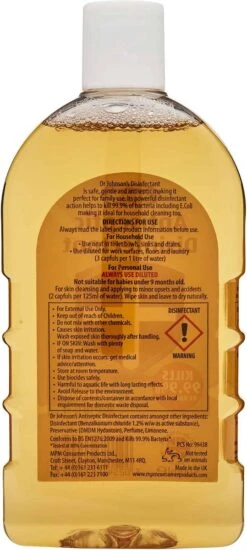 Dr Johnsons Ontsmettingsmiddel - 6 X 500ml Voordeelverpakking - Dettol Antiseptic Alternatief -Huishoudelijke Schoonmaak 539x1200