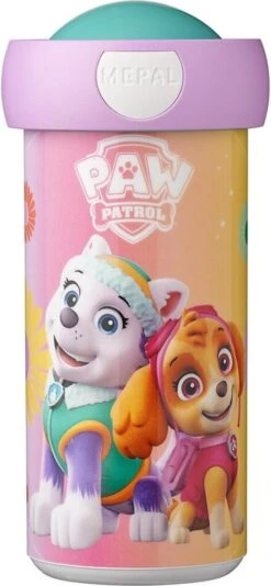 Paw Patrol Girls Voordeelset Lunchbox & Schoolbeker - Mepal Broodtrommel & Drinkbeker - -Huishoudelijke Schoonmaak 555x1200 1