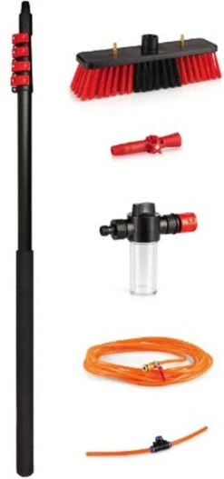 Chimb Telescopische Wasborstel - Uitschuifbare Waterborstel - Ramenwassen - 4,6 Meter - Met Zeepdispenser -Huishoudelijke Schoonmaak 562x1200 1