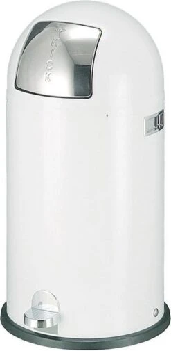 Wesco Kickboy - Prullenbak - 40 Liter Inhoud - Met Pedaal - Zwart -Huishoudelijke Schoonmaak 587x1200 1