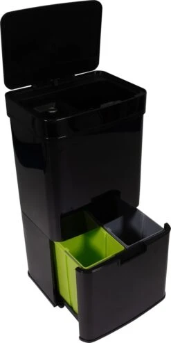 4cookz® Smart Waste Black Prullenbak Afvalscheiding Met Sensor 72 Ltr 23 4cookz® Smart Waste Black Prullenbak Afvalscheiding Met Sensor 72 Ltr -Huishoudelijke Schoonmaak 601x1200 2