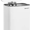 Merkloos Signature Home Vibe Prullenbak - Afvalbak 50 Liter - Soft Close Prullenbakken - Pedaalemmer Van Staal - Met Binnenemmer En Deksel - Romig Wit