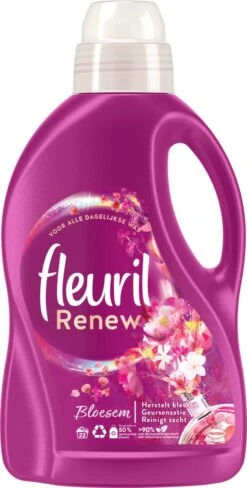 4x Fleuril Wasmiddel Renew Bloesem 1,32 Liter