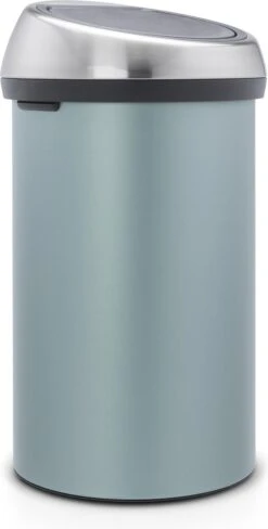 Brabantia Touch Bin Prullenbak - 60 L - Metallic Mint / Matt Steel Fingerprint Proof Deksel -Huishoudelijke Schoonmaak 608x1200 2