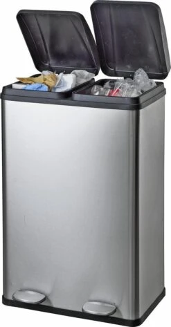 Vuilnisbak 2in1 Recycleer Vuilnisemmer 2x 30L 60 Liter 2 Compartment Pedaalemmer 10 Vuilnisbak 2in1 Recycleer Vuilnisemmer 2x 30L 60 Liter 2 Compartment Pedaalemmer -Huishoudelijke Schoonmaak 627x1200 2