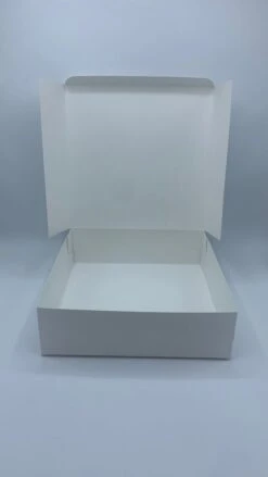 25 Stuks - Taartdoos - Karton - 15x15x8cm - Wit