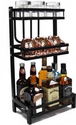 Chefs Cuisine Kruidenrek - Kruidenrek Staand - Keukenrek - Aanrecht Organiser - Bureau Organizer - Keuken Organizers - Roestvrij Staal -Huishoudelijke Schoonmaak 730x1200