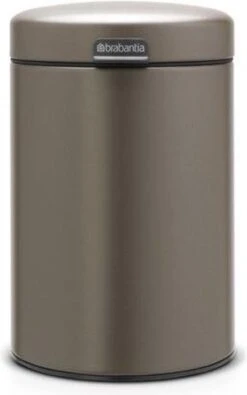 Brabantia NewIcon Wandafvalemmer - 3 L - Platinum -Huishoudelijke Schoonmaak 750x1200 7