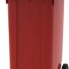 Kunststof Kliko Afval Rolcontainer Mini Container - 240 Liter - Rood -Huishoudelijke Schoonmaak 750x1200 8