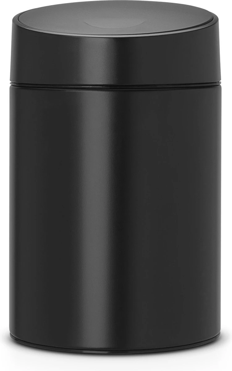 Brabantia Slide Bin Prullenbak - 5 L - Matt Black 3 Brabantia Slide Bin Prullenbak - 5 L - Matt Black