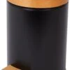 Prullenmand Premium Pedaalemmer Bamboe - Soft Close - Zwart - 3 Liter -Huishoudelijke Schoonmaak 763x1200 4