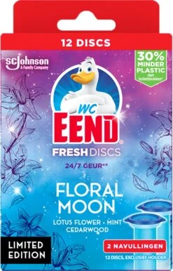 WC-Eend Fresh Discs Floral Moon + Navulling 12 Discs -Huishoudelijke Schoonmaak 767x1200