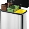Hailo Öko Trio Plus Prullenbak - 3 X 9L - Zilver 2 Hailo Öko Trio Plus Prullenbak - 3 X 9L - Zilver -Huishoudelijke Schoonmaak 797x1200 7