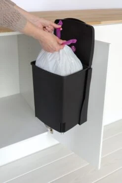 Brabantia Built-in-Bin Prullenbak - 10 L - Black -Huishoudelijke Schoonmaak 799x1200 61