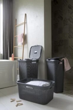 Curver Style Wasmand Met Deksel - 40L - Antraciet 15 Curver Style Wasmand Met Deksel - 40L - Antraciet -Huishoudelijke Schoonmaak 799x1200 9