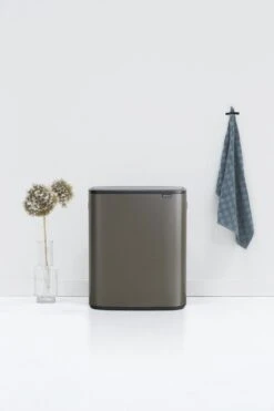 Brabantia Bo Touch Bin Prullenbak - 2 X 30 L - Platinum -Huishoudelijke Schoonmaak 800x1200 41