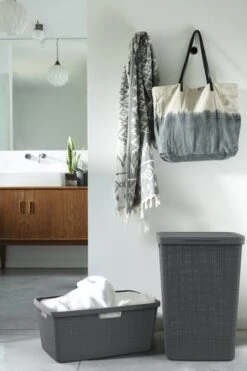 Curver Jute Wasmand 46L - 2 Stuks - Donkergrijs 20 Curver Jute Wasmand 46L - 2 Stuks - Donkergrijs -Huishoudelijke Schoonmaak 800x1200 5