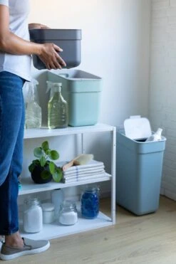 Curver Ready To Collect Prullenbak 30L - Blauw/Lichtgrijs -Huishoudelijke Schoonmaak 800x1200 69