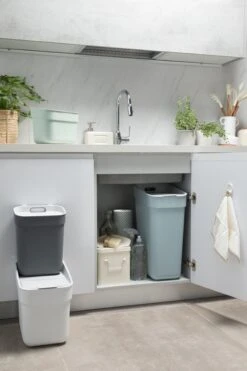 Curver Ready To Collect Prullenbak 30L - Blauw/Lichtgrijs -Huishoudelijke Schoonmaak 800x1200 71