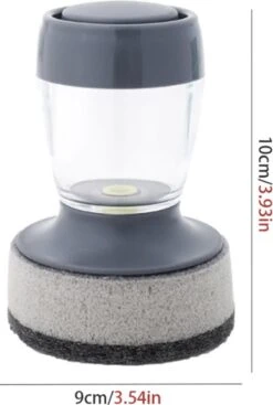 Afwasborstel Met Zeepdispenser – Met 3 Verschillende Opzet Stukken – Inclusief Houder – Grijs – Afwas Borstel Zeepreservoir – Zeep Handborstel – Doseerpomp – Afwasmiddel Dispenser – Navulbaar 14 Afwasborstel Met Zeepdispenser – Met 3 Verschillende Opzet Stukken – Inclusief Houder – Grijs – Afwas Borstel Zeepreservoir – Zeep Handborstel – Doseerpomp – Afwasmiddel Dispenser – Navulbaar -Huishoudelijke Schoonmaak 808x1200 2