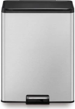 EKO Essential Prullenbak - 2x 20 L - Mat RVS -Huishoudelijke Schoonmaak 830x1200 4